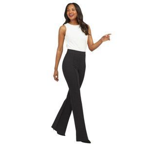 SPANX Flare Ponte Pants, Black, Size XS